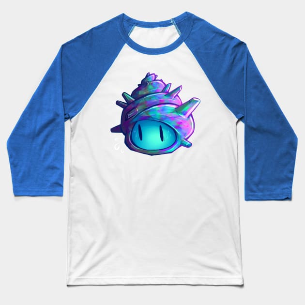 Super Sea Snail Baseball T-Shirt by OilPanic